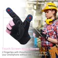 thumbnail image 7 of HANDLANDY Womens Work Gloves Mens Work Gloves Touch Screen Mechanic Working Gloves for Women Men, 7 of 7
