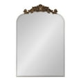 thumbnail image 3 of Kate And Laurel Arendahl Beveled Frameless Arch Mirror, 20 x 30, Antique Gold, Baroque Inspired Wall Decor, 3 of 8