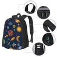 thumbnail image 4 of XMXT Travel Laptop Backpack for School Work, Fantastic Cartoon Universe Large Capacity Bookbag Travel Bag Backpacks for Women Men, 4 of 9