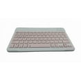 thumbnail image 2 of Alphabetec Slim small wireless keyboard portable design, low noise keys.Pink, 2 of 5