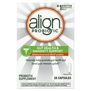 Align Probiotic Gut Health and Immunity Capsules, Men and Women's Daily Probiotic Supplement, 28 Ct
