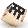 thumbnail image 3 of Rompecabezas de cubo 3D Wdftyju creativo de madera clásico 54 piezas, 3 of 8