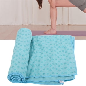 Wear-resisisatant Yoga Mat Cover Skin-friendly 72.0 x 24.8in Anti-Slip Yoga Mat Blanket Bedroom for Livingroom  ,Sky Blue