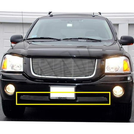Envoy Denali Grill - AAL PREMIUM BOLT ON / BOLT OVER BILLET GRILLE / GRILL INSERT For 2001-2009 GMC ENVOY 1PC BUMPER BOLTON (not for Envoy Denali)