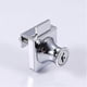 thumbnail image 2 of Glass Door Lock, Chrome Steel Lock, 2 of 4