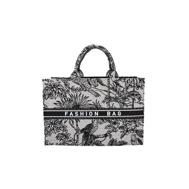 Bolso Mano Con Asa Superior Y Lona para Mujer A La Bolsos Grandes (S Negro)