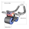 thumbnail image 3 of Abdomen Roller Rodillo de culturismo de rebote automático para gimnasio en casa (Azul), 3 of 7