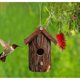 thumbnail image 5 of Pajarera de Madera Bird Cottage para Pájaros Al Aire Libre , 26x14x22.5cm DYNWAVEMX casas de aves, 5 of 8