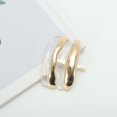 thumbnail image 5 of Unique Bargains 1 Pc Ponytail Buckle Hair Clip Horizontal Stripes Hair Ponytail Cuff for Women Gold Tone Clear, 5 of 5