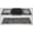 Black & Gray, variant on Floral Garden Hot Pads or Hot Pad Runner by Penny's Needful Things (Small: 11 x 18) (Black & Gray)