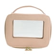 thumbnail image 2 of Neceser de maquillaje portátil Yinane organizador impermeable de transporte transparente Rosado, 2 of 7