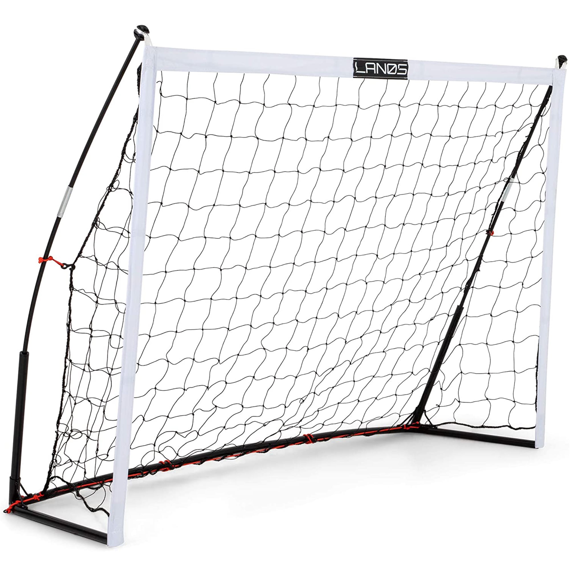 Weatherproof Fast Set-Up White, NOS32240 NET PLAYZ Backyard Soccer Goal Soccer Net 6x4Ft High-Strength 