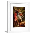 thumbnail image 5 of The Archangel Michael Defeating Satan, Figurative Religion Framed Art Print Wall Art by Guido Reni, 5 of 6