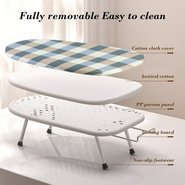 Ironing Board Cover and Pad Folding Ironing Board Set Household Large and Small Size Hotel Ironing Rack Table Small Folding Table