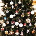 thumbnail image 5 of Adornos navideños LIUYMXG decoración de árboles de Navidad artesanías colgantes de madera estilo 1, 5 of 5