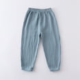 thumbnail image 5 of OYXSER Toddler Boy Girl Cotton Linen Pants, Boys Cotton Harem Pant Girls Loose Bloomers, 5 of 6