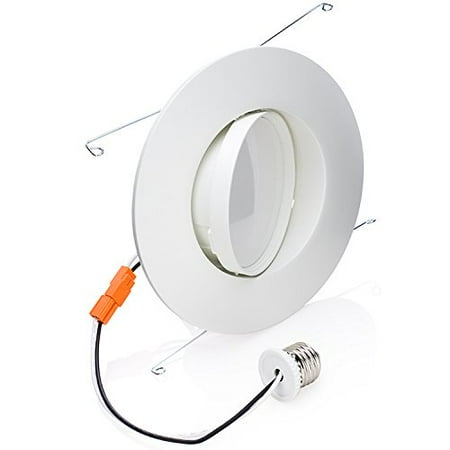 Sunco Lighting 12w 6inch Directional Adjule Gimbal Dimmable Led Sunco Lighting 12w 6inch Directional Adjule Gimbal Dimmable Led Retrofit Recessed Fixture