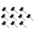 thumbnail image 2 of Taytools 774007 Lot 10 each 1/4 20 Male Thread Star Knobs 2 inch Diameter with 2 inch Long Threaded Post, 2 of 4