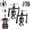 2pcs-Small, variant on Multi-Function 3-Jaw Bore Puller Tool, Carbon Steel Pilot Bearing Puller Set, Internal External Bearing Gear Extractor for Wheel Bearings, Bushings, Gears, Car(Small)