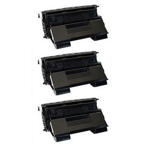 PrinterDash Compatible Replacement for OKI52114501_3PK - Black