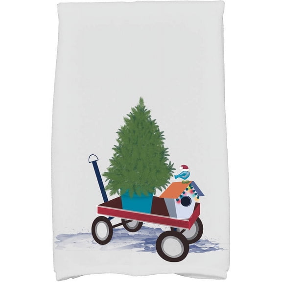 Holiday Essence Take Me Home Geometric Print Kitchen Towel