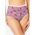 thumbnail image 3 of Comfort Choice Plus Size Full Coverage Stretch Cotton Brief 5 Pack, 3 of 5