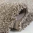 thumbnail image 5 of SAFAVIEH Milan Harlow Solid Plush Shag Area Rug, Grey, 4' x 4' Round, 5 of 12