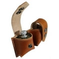 thumbnail image 2 of Barsony Saddle Tan Leather Revolver Double Speed Loader Pouch for 6 shot .44 Magnum, 2 of 4