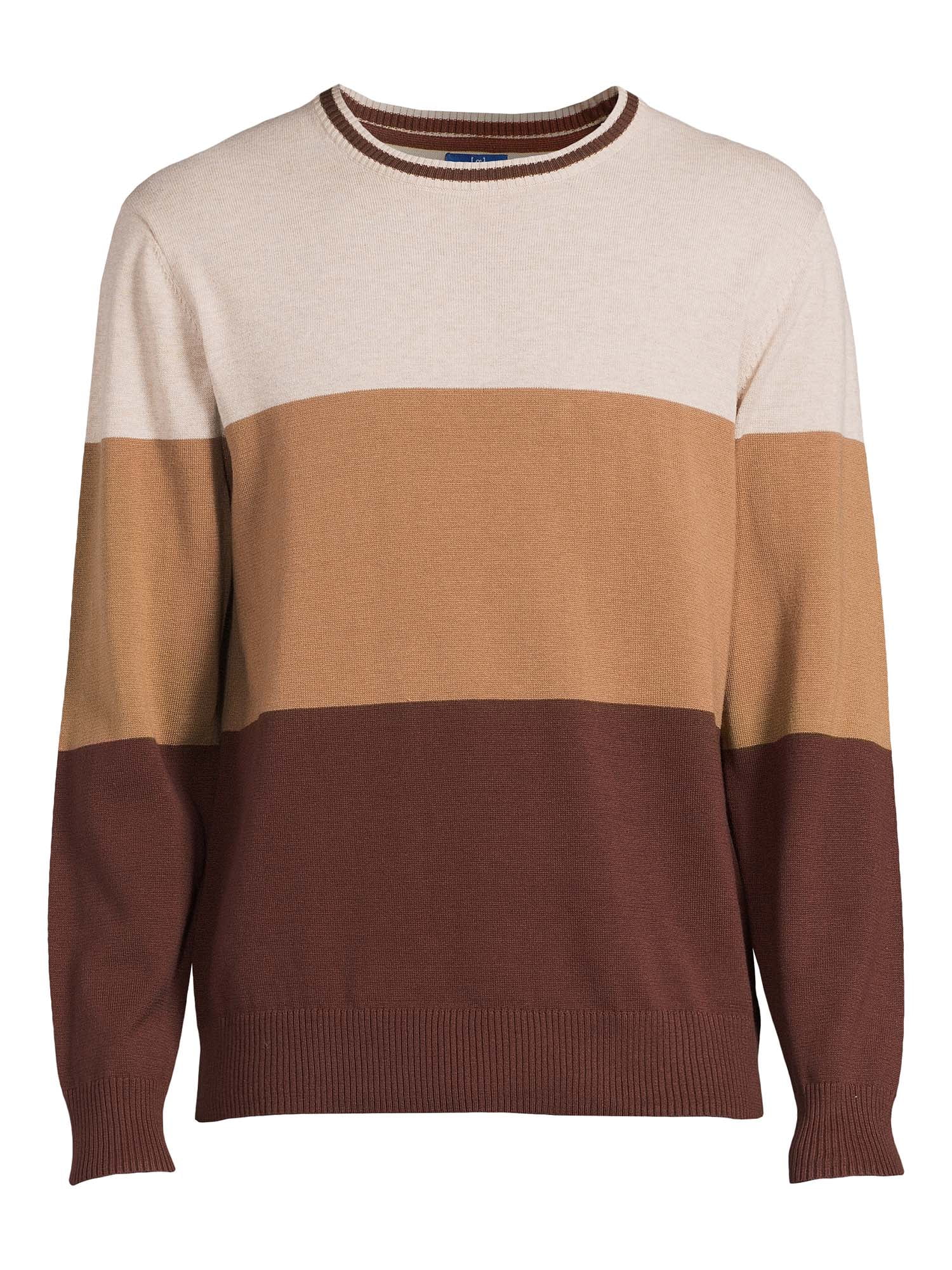 Color block shop sweater mens