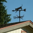thumbnail image 3 of Roof Weather Vane with Animal Silhouette Figurine Garden Stake Weathervane Cat, 3 of 6