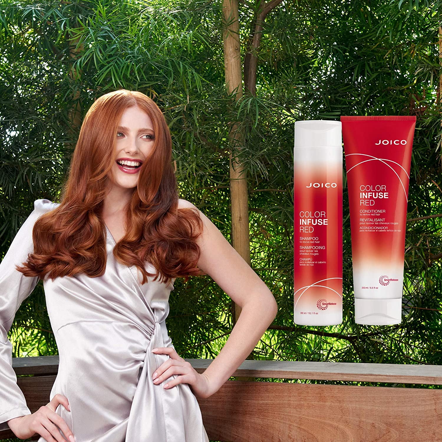 Joico Color Infuse Red Shampoo 10.1 fl oz and Conditioner 8.5 fl oz SET Walmart