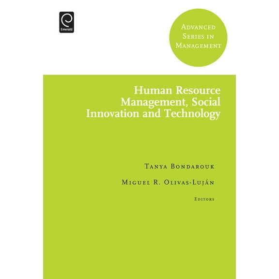 Advanced Management Human Resource Management, Social Innovation and Technology, Book 14, (Hardcover)