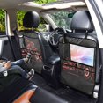 thumbnail image 7 of Car Seat Back Protector,Waterproof & Stain Resistant Kick Mats with Tablet Holder & Organizer Pockets,Easy-Clean Nylon Back Seat Protector Hard Shadows, 7 of 7