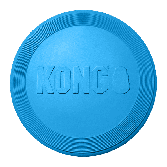 KONG® Puppy Flyer® Dog Toy, Blue, Small
