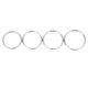 thumbnail image 5 of Pareja Anillos Plata Acero inoxidable Banda Mujeres Hombres Compromiso Anillo de bodas Salvador none, 5 of 10