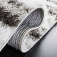 thumbnail image 5 of SAFAVIEH Berber Grayson Abstract Shag Area Rug, 2'3" x 8' Runner, Light Grey/Dark Grey, 5 of 8