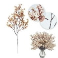 thumbnail image 7 of Gmogad Artificial Flower 18.5", Fake Flowers Long Artificial Bouquet Faux DIY Floral Art Plants Blossom Branches for Vases Home Office Wedding Party Winter Decorations, 7 of 7