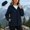 Navy, variant on Sentmoon Light Jacket Waterproof Windproof Hooded Neck Womens Fall Jackets 2026 Long Sleeve with Zipper Fall Coats for Travel Golf Hiking