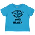 thumbnail image 3 of Inktastic Handpicked for Earth by My Uncle in Heaven with Angel Wings Boys or Girls Baby T-Shirt, 3 of 5