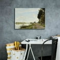 thumbnail image 4 of Epic Graffiti 'Argenteuil' by Claude Monet, Giclee Canvas Wall Art, 26"x18", 4 of 8
