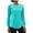 Turquoise, variant on Weardear Long Sleeve Workout Tops for Women Crewneck Yoga Shirts Lightweight Athletic Gym Running Sport Casual T-Shirt