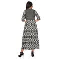 thumbnail image 4 of Moomaya Printed Kurta Summer Wear Ladies Kurti Front Slit Tunic Tops Women, 4 of 5