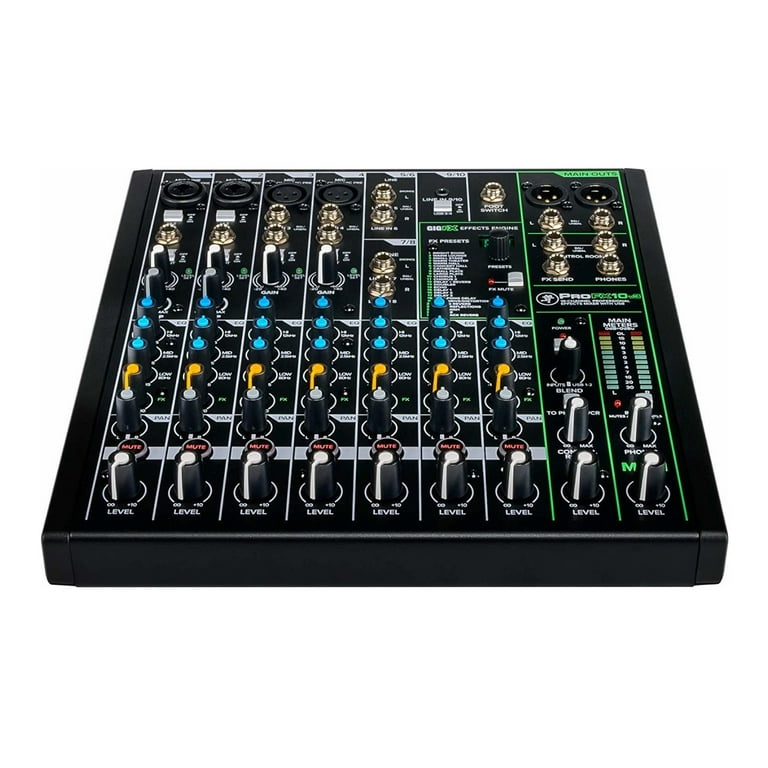 Mackie ProFX Series, Mixer - Unpowered, 10-Channel w/USB