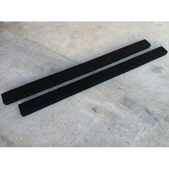 (2) 8' Long Marine Carpet Black Bunk Boards - 2x4$$Watercraft