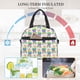 thumbnail image 4 of Easygdp Rainbow Llama Caja de Almuerzo para Mujeres y Hombres, Bolsa de Almuerzo Insulada, Bolsas Reutilizables Impermeables para Viajes, Trabajo y Picnics, 4 of 7