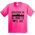 thumbnail image 3 of Inktastic El Paso Texas Someone Loves Me Skyline Youth T-Shirt, 3 of 5