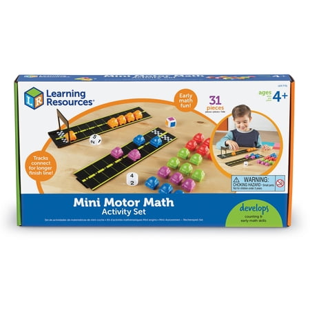 Learning Resources Mini Motor Math Activity Set  Preschool Math Toys  Ages 4+ price history on PriceWatchPro