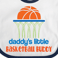 thumbnail image 4 of Inktastic Daddys Little Basketball Buddy Boys Baby Bib, 4 of 4