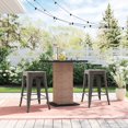 thumbnail image 4 of CL.HPAHKL Metal Bar Stools Set of 4, Counter Height Bar Stools 24 Inch Stackable Barstools with Handing Hole, Backless counter stools bar chairs island chairs for Kitchen, Dining Room, Pub, Bronze, 4 of 7