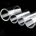 thumbnail image 5 of Transparent Acrylic Tube Aquarium Fish Tank Supplies Plexiglass Water Industry Pipe Garden Watering Fittings Jewelry Holder Case Diameter 120mm 20cm long, 5 of 5
